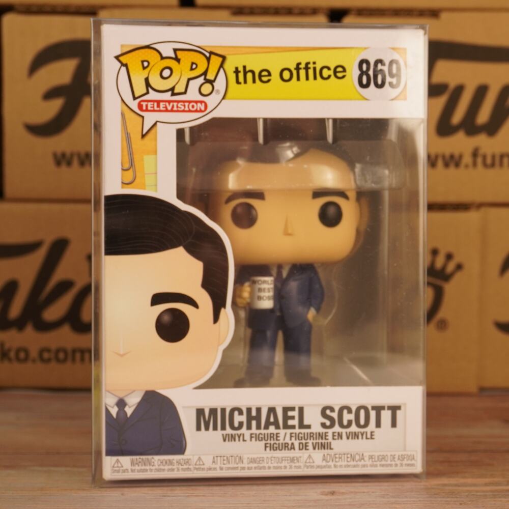 Funko Pop! The Office Michael Scott #869 World's Best Boss Vinyl Figure